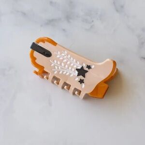 Tiepology Eco Shooting Star Cowboy Boots Hair Claw Clip